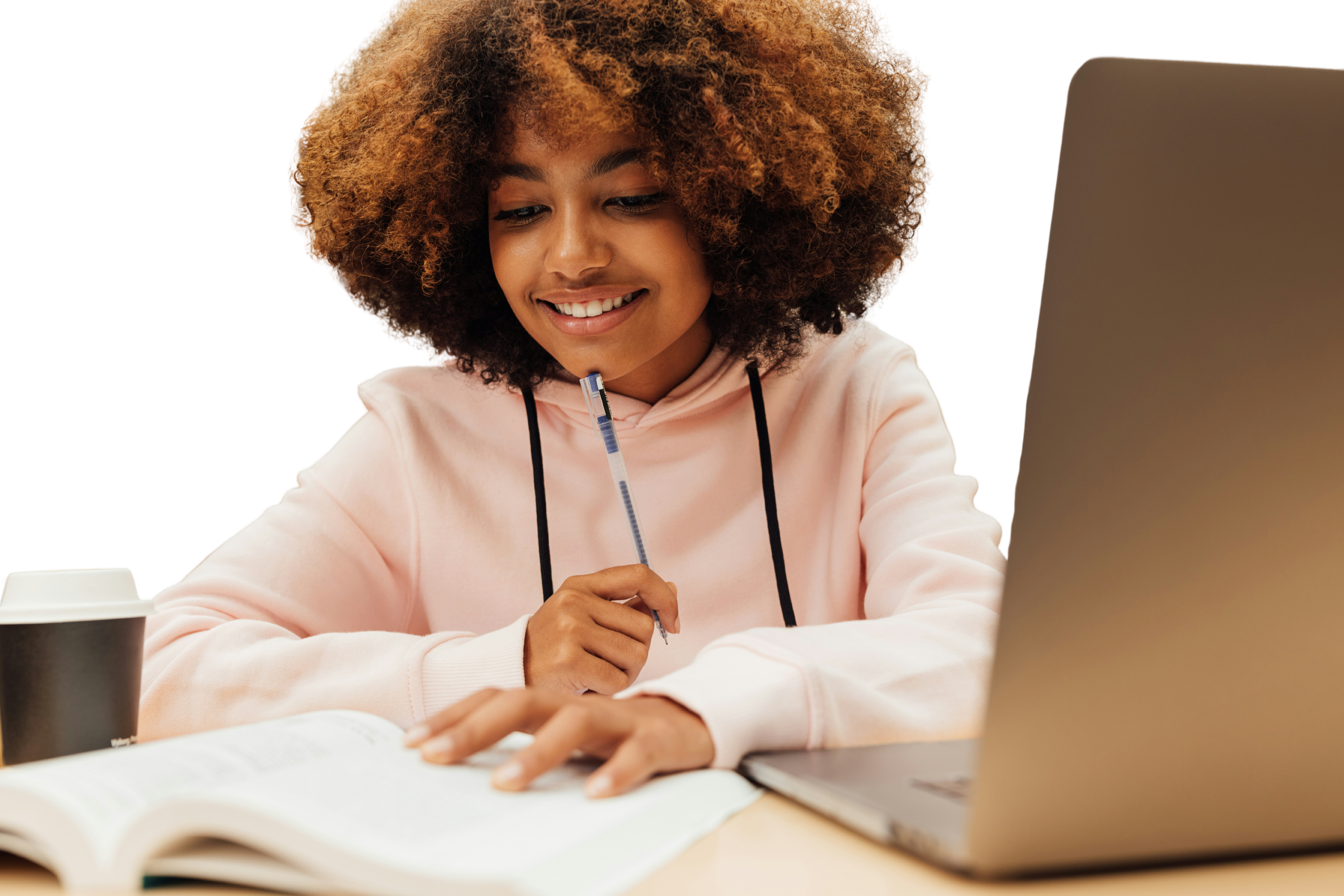 Student at desk